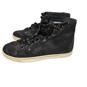 UGG BLANEY CRYSTALS HIGH TOP SNEAKERS ,Womens US 9.5 Color: BLACK